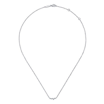 Gabriel & Co White Gold Diamond Constellation Necklace - Diamond Pendants