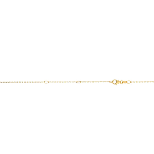 14 Karat Yellow Gold Cable Chain