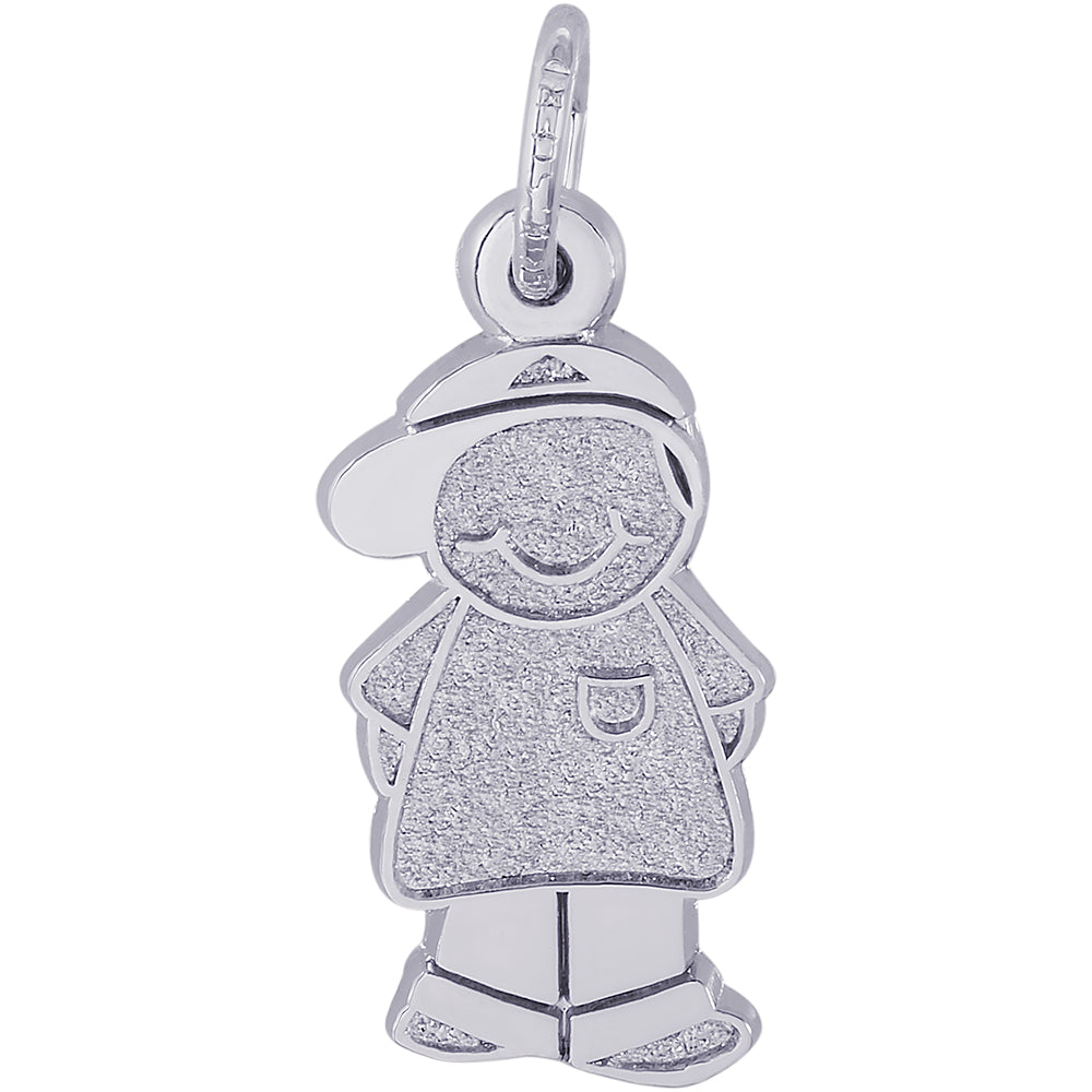 Rembrandt Boy Charm - Silver Charms