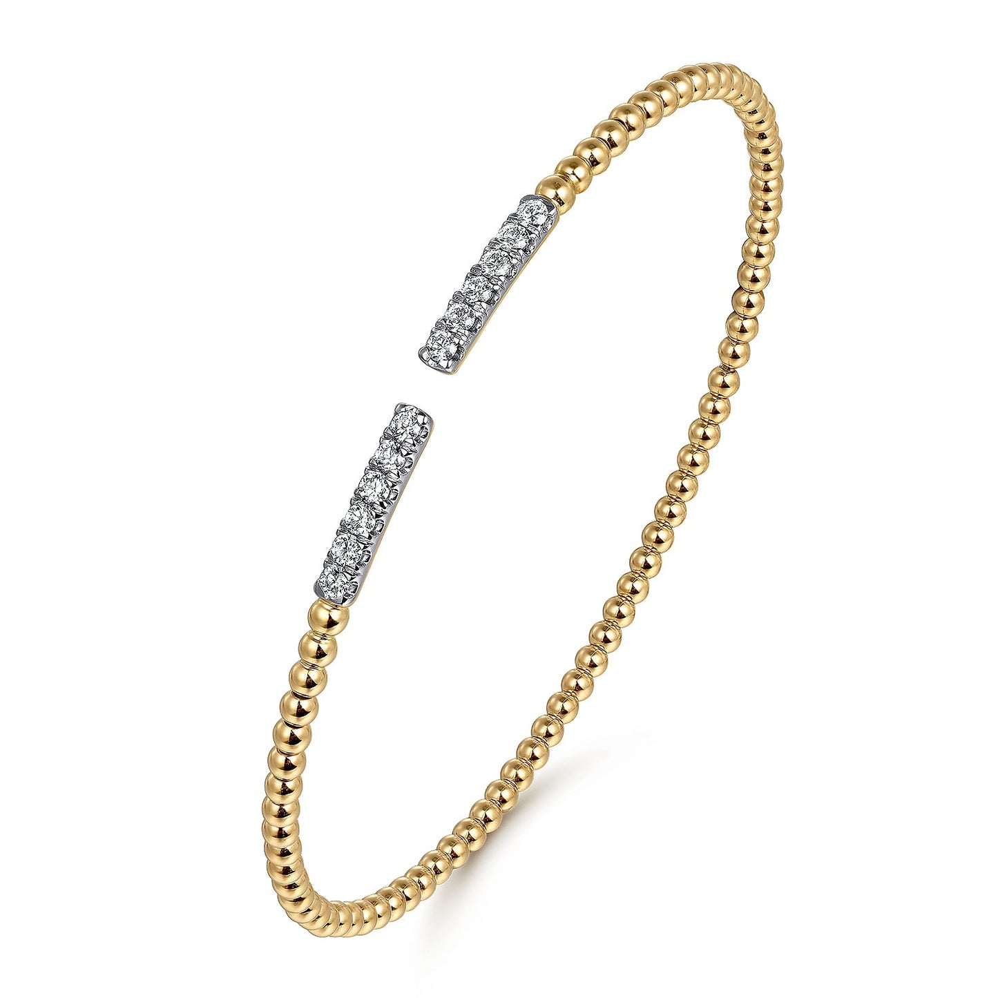 Gabriel & Co. Yellow Gold Diamond Bujukan Bracelet